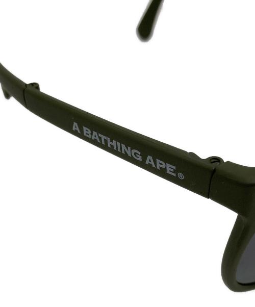 SUN POCKET（サンポケット）SUN POCKET (サンポケット) A BATHING APE (ア ベイシング エイプ) サングラス オリーブ サイズ:不明の古着・服飾アイテム