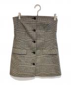 journal standard L'essageジャーナルスタンダード レサージュ）の古着「チェック/ヘリンボンビスチェ」｜グレー