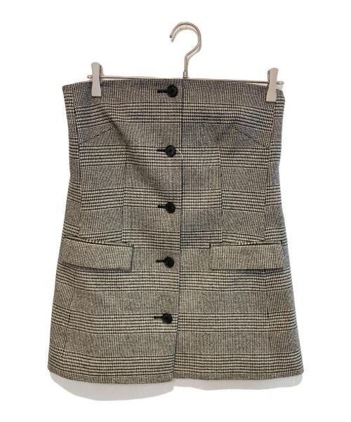 journal standard L'essage（ジャーナルスタンダード レサージュ）journal standard L'essage (ジャーナルスタンダード レサージュ) チェック/ヘリンボンビスチェ グレー サイズ:FREE 未使用品の古着・服飾アイテム