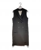 icBアイシービー）の古着「Double Crust ジレ」｜ブラック