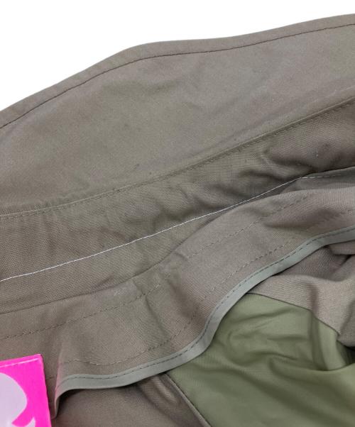 the elephant（ジ エレファント）the elephant (ジ エレファント) リメイクコート ベージュ×ブラック サイズ:Freeの古着・服飾アイテム