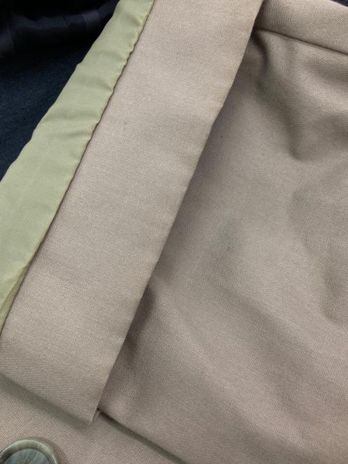 the elephant（ジ エレファント）the elephant (ジ エレファント) リメイクコート ベージュ×ブラック サイズ:Freeの古着・服飾アイテム