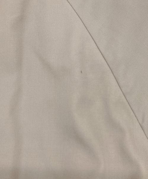 TOMORROW LAND（トゥモローランド）TOMORROW LAND (トゥモローランド) ウールギャバジン ガウンコート ベージュ サイズ:34の古着・服飾アイテム