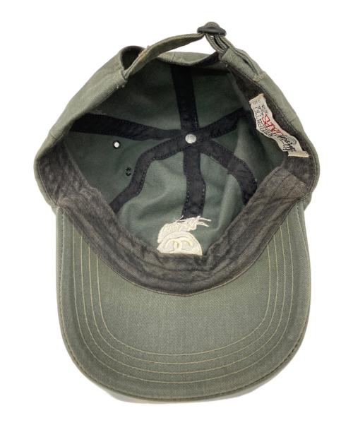 stussy（ステューシー）stussy (ステューシー) SSリンクロゴベースボールキャップ カーキ サイズ:下記参照　の古着・服飾アイテム