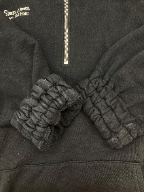 SHINYA KOZUKA（シンヤコズカ）SHINYA KOZUKA (シンヤコズカ) ハーフジップパーカー ブラック サイズ:Lの古着・服飾アイテム