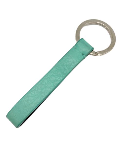TIFFANY & Co.（ティファニー）TIFFANY & Co. (ティファニー) レザーストラップキーホルダー ブルー サイズ:下記参照　の古着・服飾アイテム