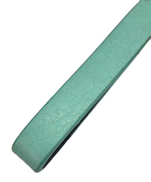TIFFANY & Co.（ティファニー）TIFFANY & Co. (ティファニー) レザーストラップキーホルダー ブルー サイズ:下記参照　の古着・服飾アイテム