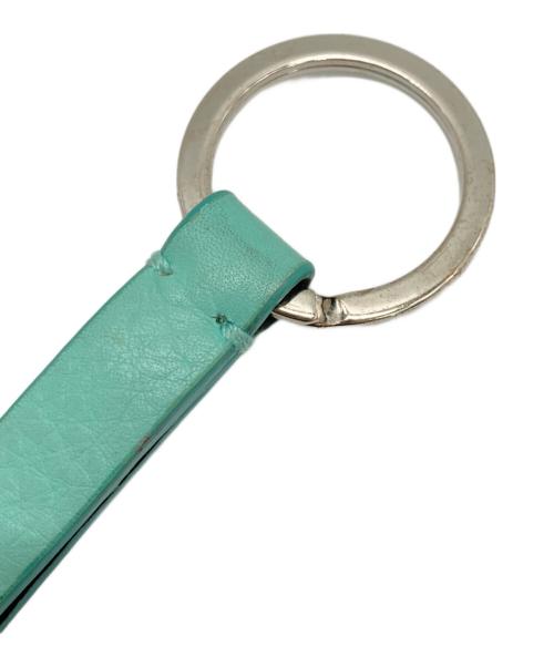 TIFFANY & Co.（ティファニー）TIFFANY & Co. (ティファニー) レザーストラップキーホルダー ブルー サイズ:下記参照　の古着・服飾アイテム