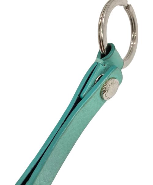 TIFFANY & Co.（ティファニー）TIFFANY & Co. (ティファニー) レザーストラップキーホルダー ブルー サイズ:下記参照　の古着・服飾アイテム
