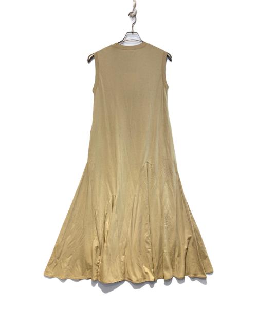 ENFOLD（エンフォルド）ENFOLD (エンフォルド) ノースリーブワンピース ベージュ サイズ:38 未使用品の古着・服飾アイテム