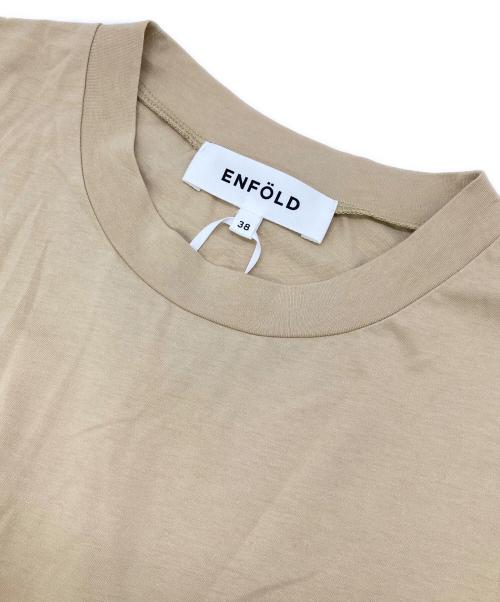 ENFOLD（エンフォルド）ENFOLD (エンフォルド) ノースリーブワンピース ベージュ サイズ:38 未使用品の古着・服飾アイテム