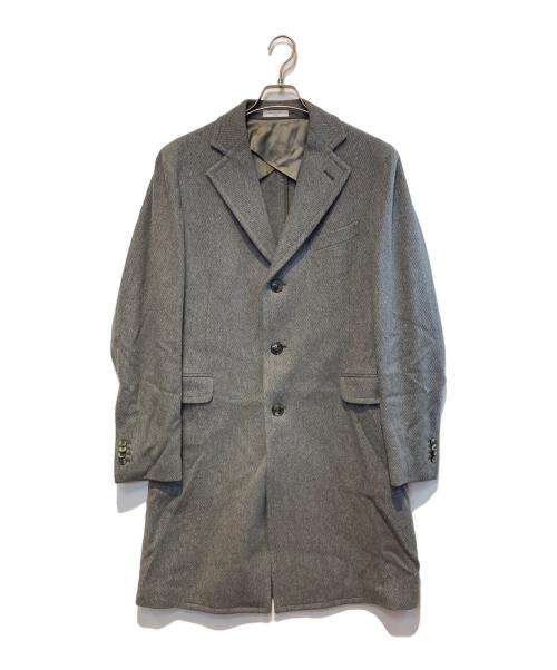 BOGLIOLI（ボリオリ）BOGLIOLI (ボリオリ) チェスターコート グレー サイズ:48の古着・服飾アイテム