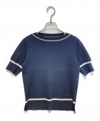 FOXEYフォクシー）の古着「Knit Top Sucre」｜ネイビー