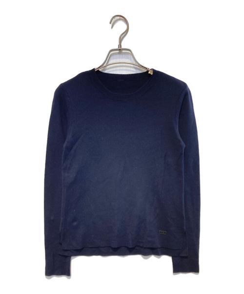 FOXEY（フォクシー）FOXEY (フォクシー) クルーネックニット ネイビー サイズ:38の古着・服飾アイテム