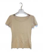 FOXEYフォクシー）の古着「半袖ニット」｜アイボリー