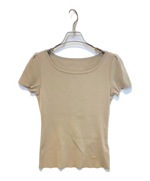 FOXEY（フォクシー）FOXEY (フォクシー) 半袖ニット アイボリー サイズ:38の古着・服飾アイテム