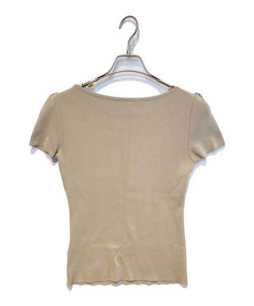 FOXEY（フォクシー）FOXEY (フォクシー) 半袖ニット アイボリー サイズ:38の古着・服飾アイテム