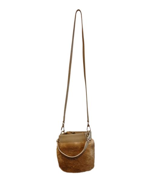 FOXEY（フォクシー）FOXEY (フォクシー) FUR PETIT BAG ベージュの古着・服飾アイテム