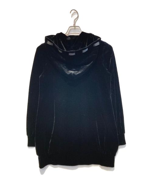VELOUR NOIR by FOXEY NEWYORK（ベロア ノワール by フォクシー ニューヨーク）VELOUR NOIR by FOXEY NEWYORK (ベロア ノワール by フォクシー ニューヨーク) elour Cocoon Cardigan ブラック サイズ:38の古着・服飾アイテム