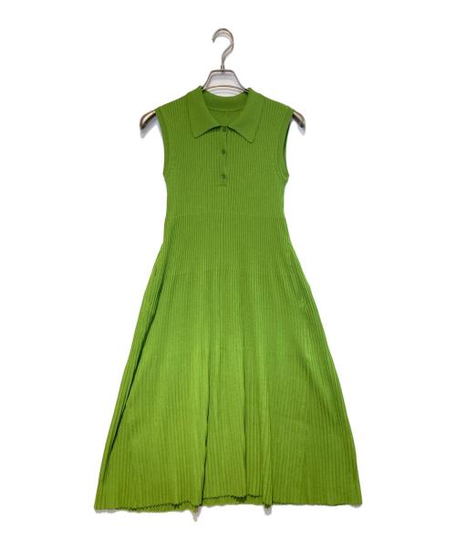FOXEY（フォクシー）FOXEY (フォクシー) Knit Dress グリーン サイズ:38の古着・服飾アイテム