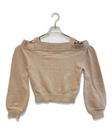 ADEAM（アディアム）の古着「Norah Sweater」｜ベージュ