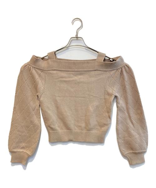 ADEAM（アディアム）ADEAM (アディアム) Norah Sweater ベージュ サイズ:XSの古着・服飾アイテム