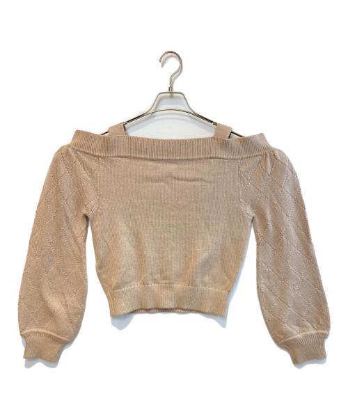 ADEAM（アディアム）ADEAM (アディアム) Norah Sweater ベージュ サイズ:XSの古着・服飾アイテム