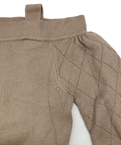 ADEAM（アディアム）ADEAM (アディアム) Norah Sweater ベージュ サイズ:XSの古着・服飾アイテム