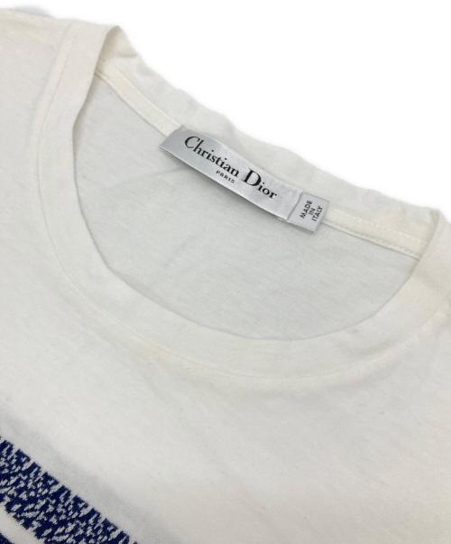 Christian Dior（クリスチャン ディオール）Christian Dior (クリスチャン ディオール) コットンジャージーTシャツ ホワイト サイズ:Sの古着・服飾アイテム