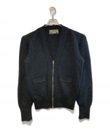 PHOTOCOPIEU（フォトコピュー）の古着「ジップカーディガン」｜ブラック