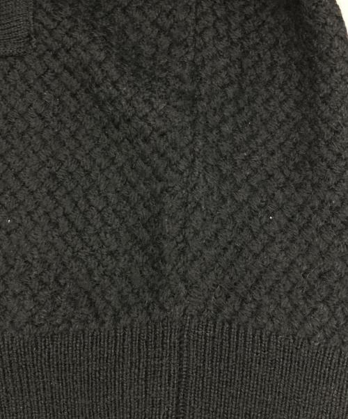 PHOTOCOPIEU（フォトコピュー）PHOTOCOPIEU (フォトコピュー) ジップカーディガン ブラック サイズ:不明の古着・服飾アイテム