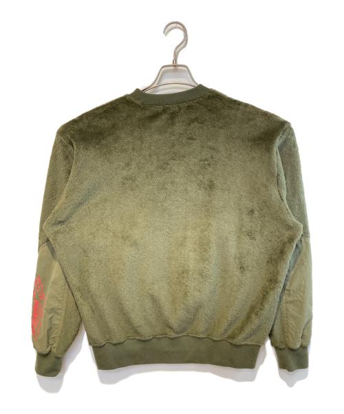 Hysteric Glamour（ヒステリックグラマー）Hysteric Glamour (ヒステリックグラマー) HELL OVAL アップリケスウェット オリーブ サイズ:Mの古着・服飾アイテム