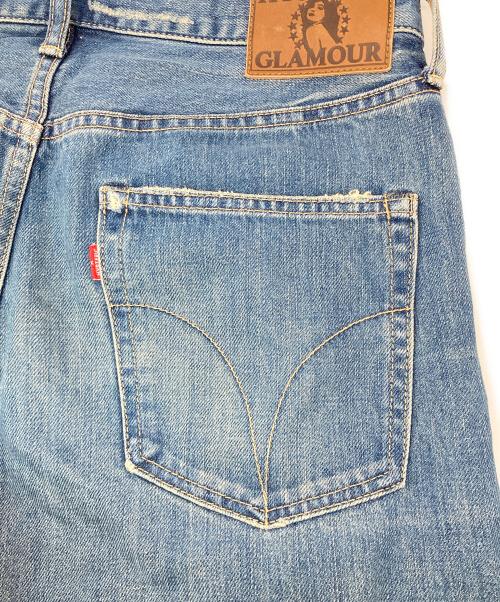 Hysteric Glamour（ヒステリックグラマー）Hysteric Glamour (ヒステリックグラマー) スクエアウィンドスタッズデニムパンツ インディゴ サイズ:30の古着・服飾アイテム