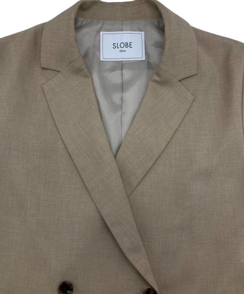 SLOBE IENA（スローブ イエナ）SLOBE IENA (スローブ イエナ) ウォッシャブルダブルブレストジャケット ベージュ サイズ:38の古着・服飾アイテム