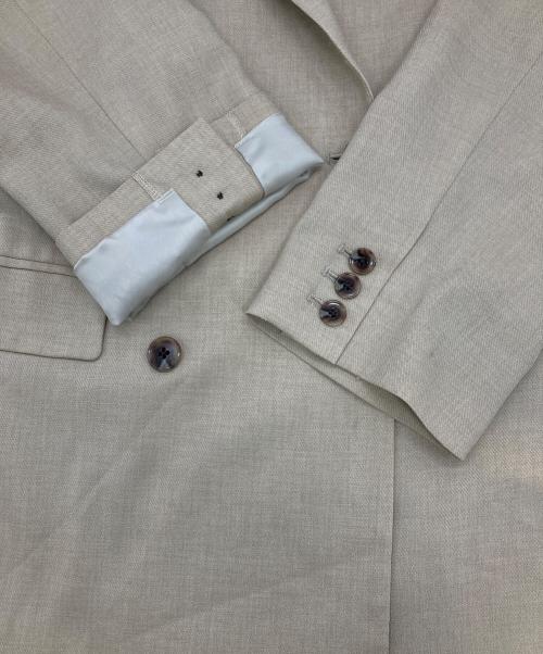 SLOBE IENA（スローブ イエナ）SLOBE IENA (スローブ イエナ) ウォッシャブルダブルブレストジャケット ベージュ サイズ:38の古着・服飾アイテム