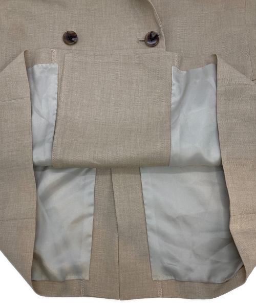 SLOBE IENA（スローブ イエナ）SLOBE IENA (スローブ イエナ) ウォッシャブルダブルブレストジャケット ベージュ サイズ:38の古着・服飾アイテム