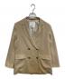 SLOBE IENA（スローブ イエナ）の古着「ウォッシャブルダブルブレストジャケット」｜ベージュ