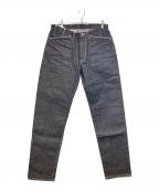 Tenderテンダー）の古着「132 リンスワイドジーンズ」｜インディゴ
