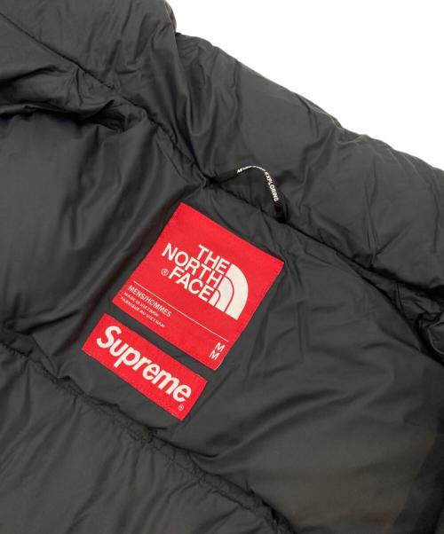 THE NORTH FACE（ザ ノース フェイス）THE NORTH FACE (ザ ノース フェイス) SUPREME (シュプリーム) Studded Nuptse Jacket ブラック×ホワイト サイズ:Mの古着・服飾アイテム