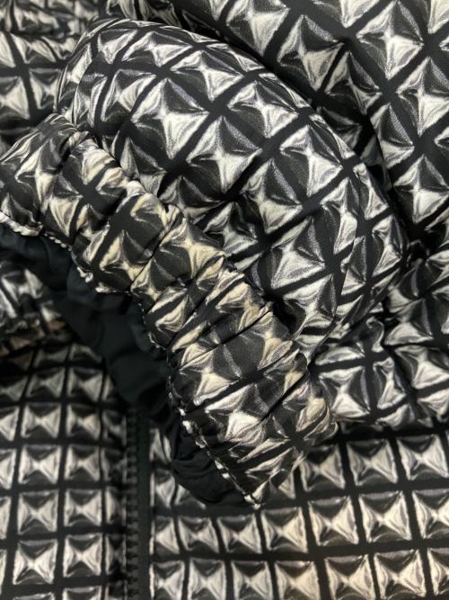 THE NORTH FACE（ザ ノース フェイス）THE NORTH FACE (ザ ノース フェイス) SUPREME (シュプリーム) Studded Nuptse Jacket ブラック×ホワイト サイズ:Mの古着・服飾アイテム