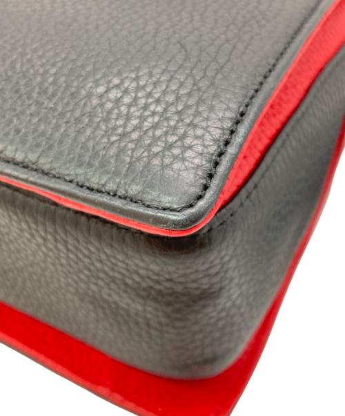 COCOCELUX GOLD（ココセリュックスゴールド）COCOCELUX GOLD (ココセリュックスゴールド) タッセル付きワンハンドル 3WAYバッグ ブラック×レッド サイズ:下記参照　の古着・服飾アイテム