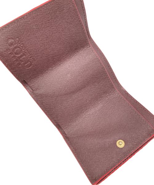 COCOCELUX GOLD（ココセリュックスゴールド）COCOCELUX GOLD (ココセリュックスゴールド) クロコダイル×パイソン ウォレット ブラック×レッドの古着・服飾アイテム