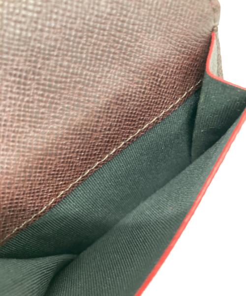 COCOCELUX GOLD（ココセリュックスゴールド）COCOCELUX GOLD (ココセリュックスゴールド) クロコダイル×パイソン ウォレット ブラック×レッドの古着・服飾アイテム