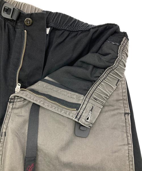 GRAMICCI（グラミチ）GRAMICCI (グラミチ) BEAMS (ビームス) 別注クレイジーGショーツ グレー×ブラック サイズ:Sの古着・服飾アイテム