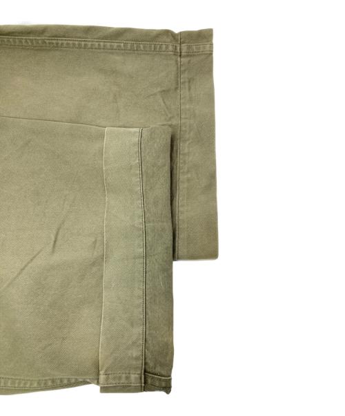 AURALEE（オーラリー）AURALEE (オーラリー) ウォッシュドフィンクスチノワイドパンツ オリーブ サイズ:3の古着・服飾アイテム