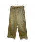 AURALEE（オーラリー）の古着「ウォッシュドフィンクスチノワイドパンツ」｜オリーブ