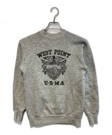 pannill（パニール）の古着「［古着］染み込みラグランプリントスウェット」｜グレー