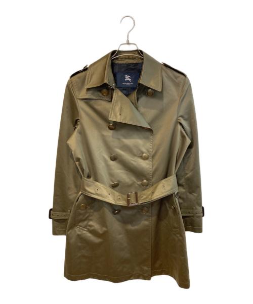 BURBERRY LONDON（バーバリーロンドン）BURBERRY LONDON (バーバリーロンドン) エンブレムボタントレンチコート カーキ サイズ:Lの古着・服飾アイテム