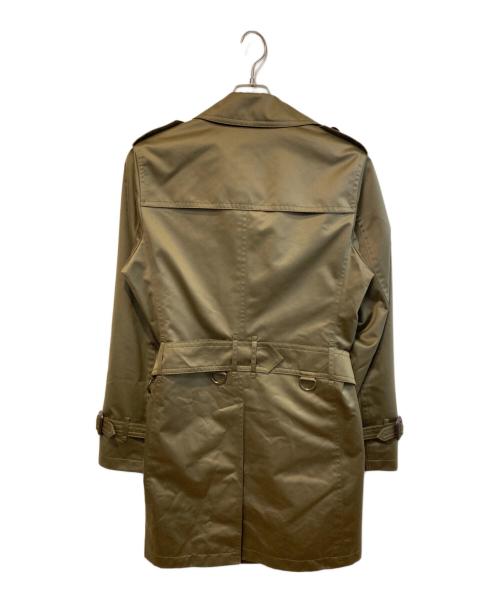 BURBERRY LONDON（バーバリーロンドン）BURBERRY LONDON (バーバリーロンドン) エンブレムボタントレンチコート カーキ サイズ:Lの古着・服飾アイテム