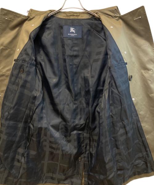 BURBERRY LONDON（バーバリーロンドン）BURBERRY LONDON (バーバリーロンドン) エンブレムボタントレンチコート カーキ サイズ:Lの古着・服飾アイテム